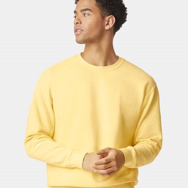 Garment-Dyed Lightweight Fleece Crewneck Sweatshirt Thumbnail