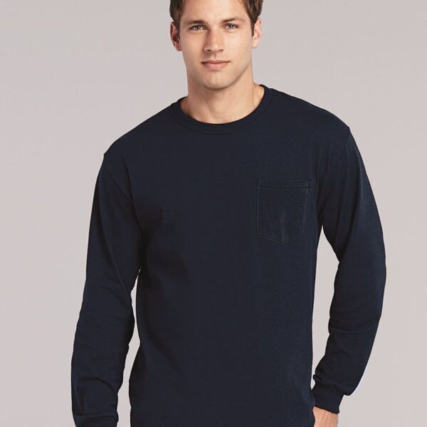 Ultra Cotton® Long Sleeve Pocket T-Shirt Thumbnail