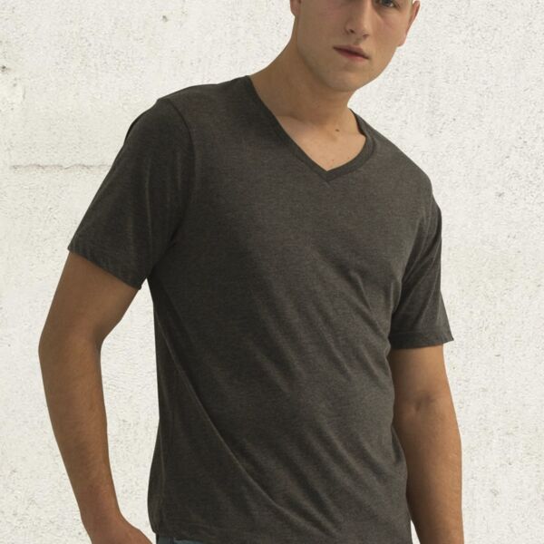 ATC EUROSPUN® RING SPUN V-NECK TEE. Thumbnail